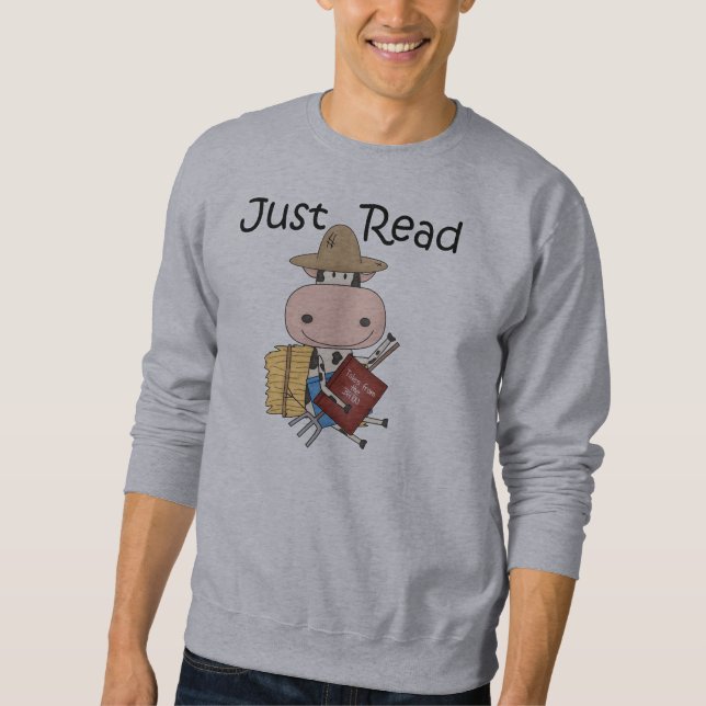 Gerade gelesen sweatshirt (Vorderseite)