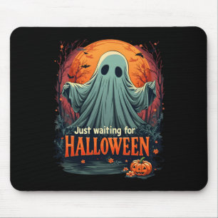Gerade Gewartet für Halloween Funny Spooky Season Mousepad
