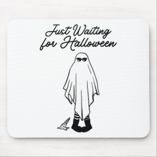 Gerade Gewartet für Halloween Spooky Ghost Summer Mousepad
