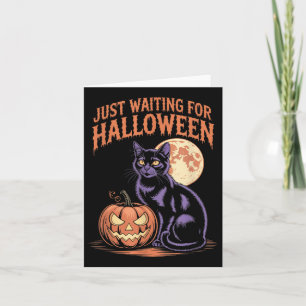 Gerade Gewartet Halloween Funny Halloween Zitat S Karte