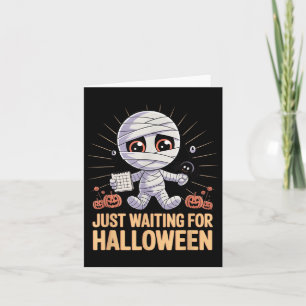 Gerade Gewartet Halloween Funny Halloween Zitat S Karte