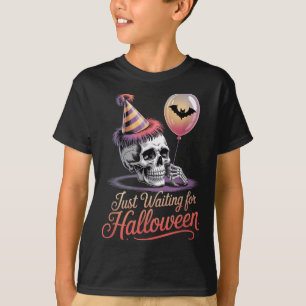 Gerade Gewartet Halloween Funny Halloween Zitat S T-Shirt