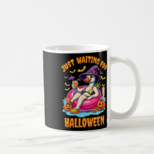 Gerade Gewartet zu Halloween Gänse Sommerspitzmeer Kaffeetasse