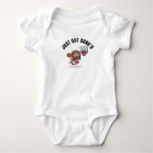 Gerade Got Dunked Funny Baptisse Baby Bodysuit Ges