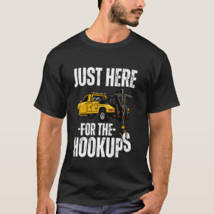 Gerade hier für die Hakups Fahrzeug Schleppschleus T-Shirt