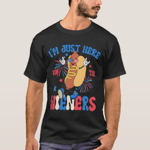 Gerade hier für die Weiners 4. Juli Funny Hot Do T-Shirt