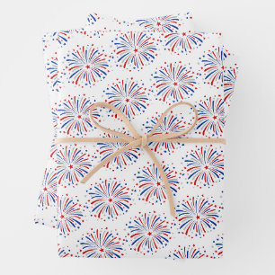 Gerade hier für Feuerwerke lustig für ein Paar Geschenkpapier Set