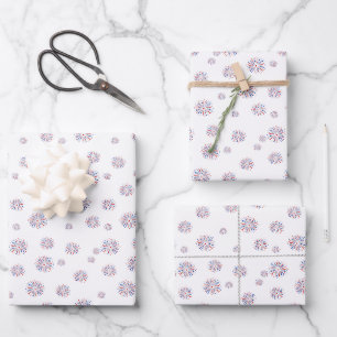 Gerade hier für Feuerwerke lustig für ein Paar Geschenkpapier Set