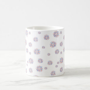 Gerade hier für Feuerwerke lustig für ein Paar Kaffeetasse