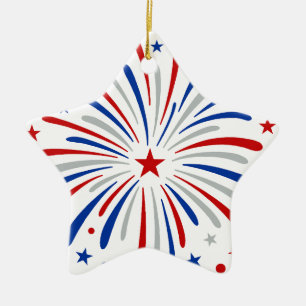 Gerade hier für Feuerwerke lustig für ein Paar Keramik Ornament