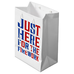 Gerade hier für Feuerwerke lustig für ein Paar Mittlere Geschenktüte