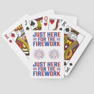 Gerade hier für Feuerwerke lustig für ein Paar Spielkarten