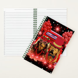 Gerade Hitched Spiral Notebook Notizbuch