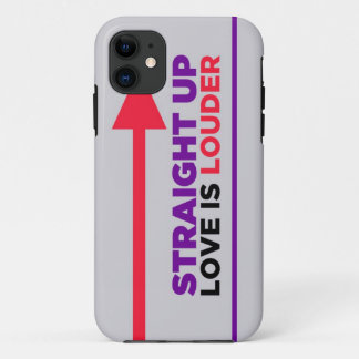 Gerade hohe Liebe ist lauterer iPhone Fall 11 Hülle