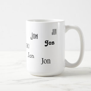 Gerade Ihr Name Kaffeetasse