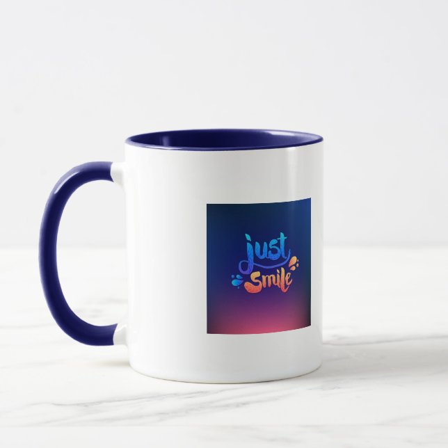 Gerade Lächeln Tasse (Links)