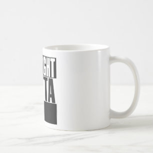 GERADE OUTTA GEWOHNHEIT IHR TEXT-HIER T-SHIRT KAFFEETASSE