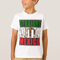 Gerade Outta Mexiko Flagge