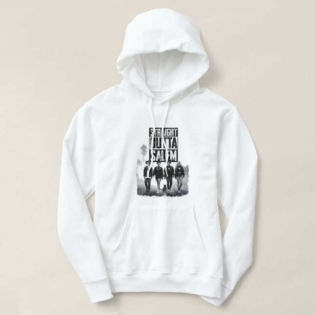 gerade raus aus salem hoodie (Design vorne)