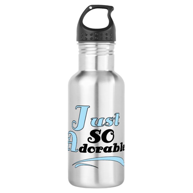Gerade so entzückend trinkflasche (Vorderseite)