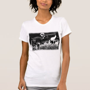 Gerade Sprung T-Shirt