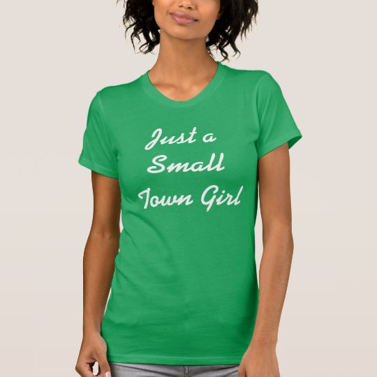 "Gerade T - Shirt eines kleine Stadtmädchens"