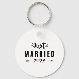 Gerade verheiratet ca. 2025 Flitterwochen Hochzeit Schlüsselanhänger
