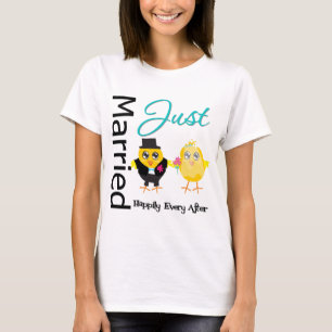 Gerade verheiratet glücklich überhaupt nachher T-Shirt
