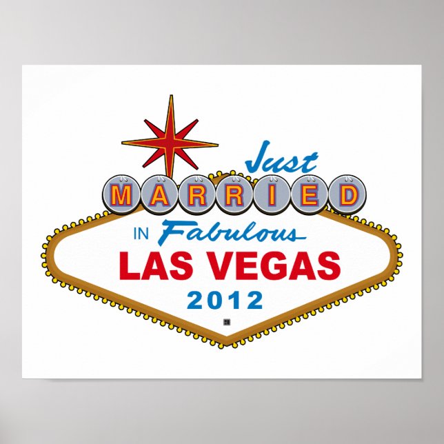 Gerade verheiratet in Fabulous Las Vegas 2012 Vega Poster (Vorne)