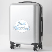 Gerade verheiratet Retro Chic Stilvoll geschnitten