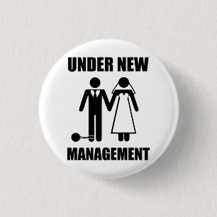 Gerade verheiratet, unter neuem Management Button