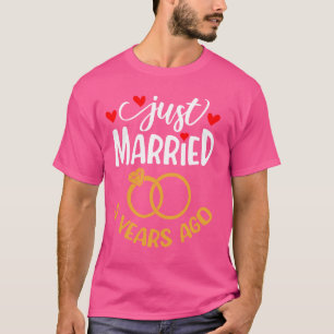 Gerade verheiratet vor 5 Jahren Funny 5. Wedding A T-Shirt