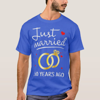Gerade verheiratet vor 60 Jahren Funny Couple 60.  T-Shirt