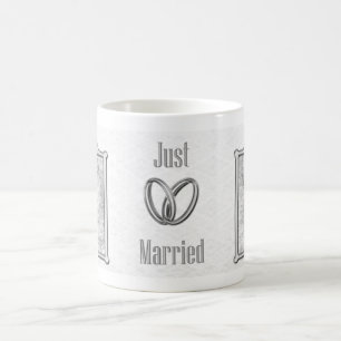 Gerade verheiratete Foto-Tasse Kaffeetasse