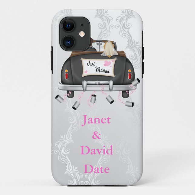 GERADE VERHEIRATETER IPHONE 5 FALL-WEISSES Case-Mate iPhone HÜLLE (Rückseite)