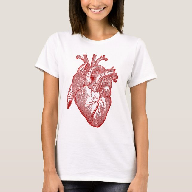 Gerade von den Herz-Geschenken für medizinische T-Shirt (Vorderseite)