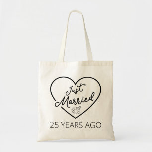 Gerade vor 25 Jahren geheiratet III Tragetasche