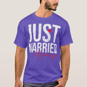 Gerade vor 60 Jahren verheiratet 60 Jahre Jahresta T-Shirt