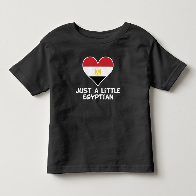 Gerade wenig ägyptisch kleinkind t-shirt (Vorderseite)