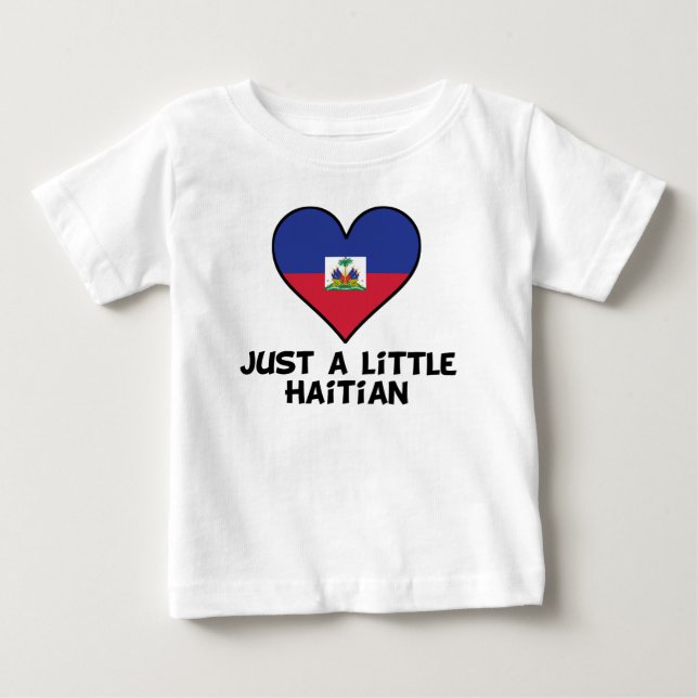 Gerade wenig haitianisch baby t-shirt (Vorderseite)