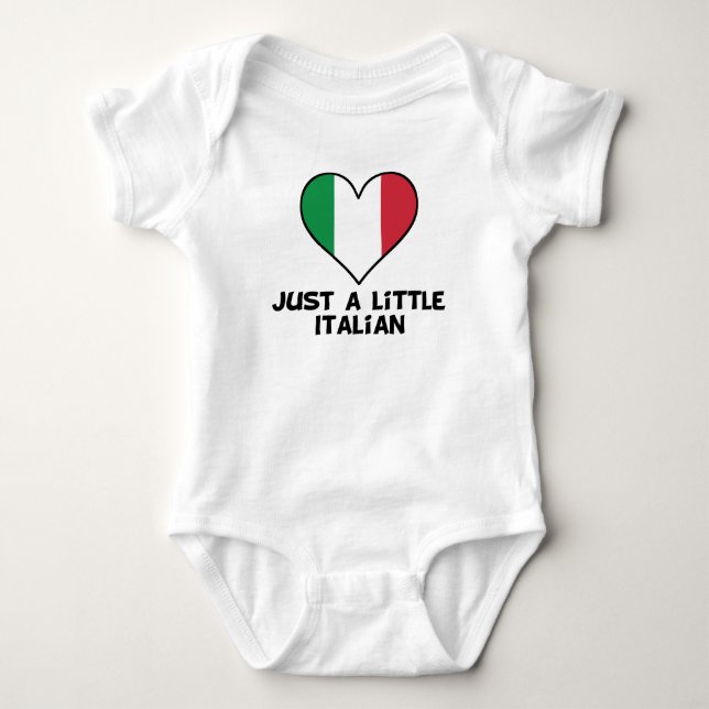 Gerade wenig italienisch baby strampler (Vorderseite)