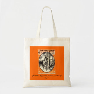 Gerade wie eine Sinti und Roma-Tasche Tragetasche