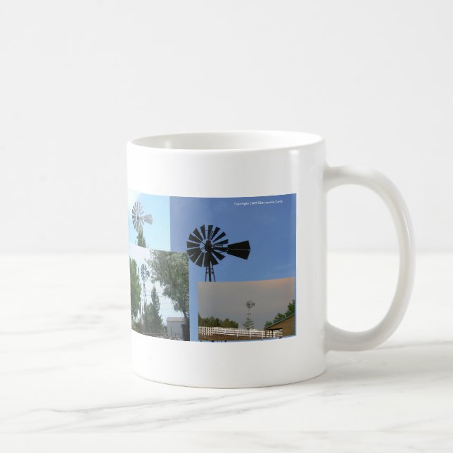 Gerade Windmühlen Kaffeetasse (Rechts)