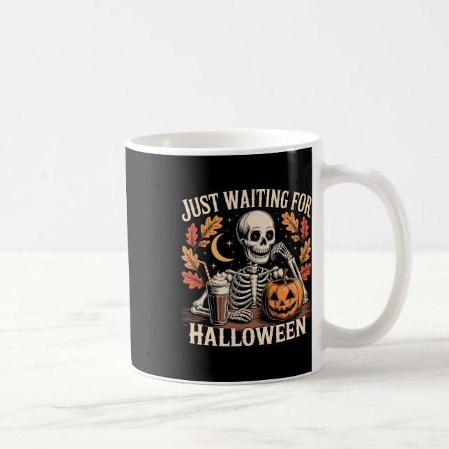 Gerade zu Halloween Summerween Funny Spooky Gewart Kaffeetasse (Rechts)