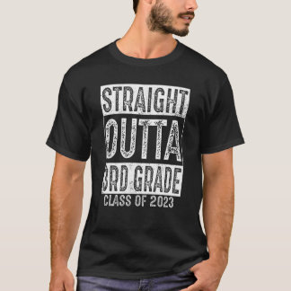 Geradeaus 3. Klasse 2023 Dritte Klasse T-Shirt