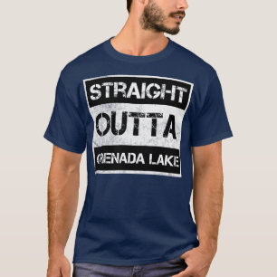 Geradeaus Ausfahrt Grenada Vintager Distressive So T-Shirt