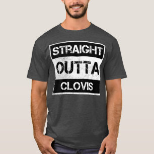 Geradeaus Clovis California Vintage Störungen T-Shirt