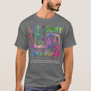 Geradeaus Gods Word John 3 16 Jesus Christlich T-Shirt