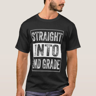 geradeaus in die zweite Klasse zurück bis Schoo T-Shirt