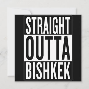 geradeaus nach Bishkek